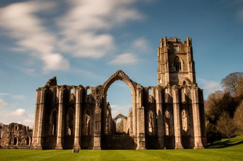 Fountains Abbey, Ripon, North Yorkshire, UK  